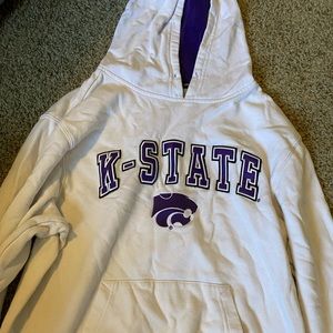 White K-state hoodie